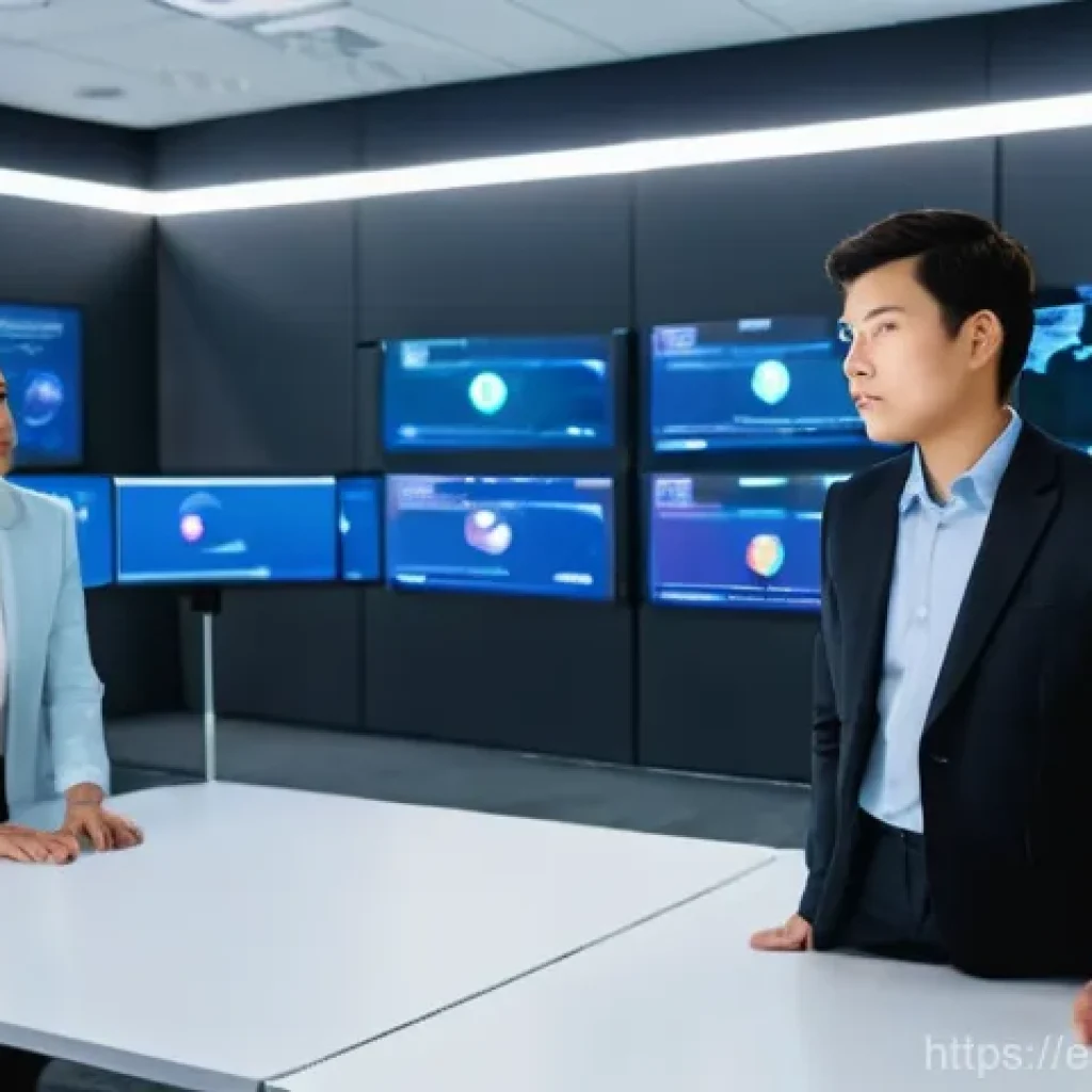 리더십 실습 프로그램 - **Prompt:** "A determined female professional, dressed in smart business casual attire, stands confi...